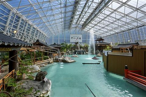 霧島ホテル（硫黄谷庭園大浴場）